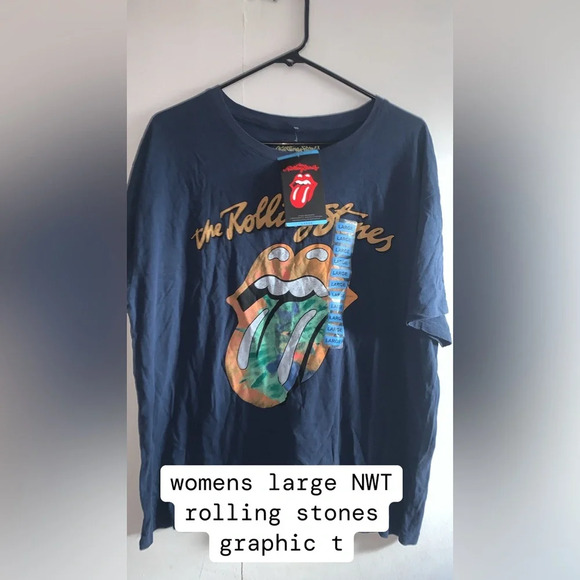 womens size large rolling stones NWT graphic t - Picture 1 of 3